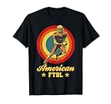 Retro American Football Vintage Trikot FTBL Footballspieler T-Shirt