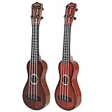 UPKOCH 2 Stück Simulation Xylophon Ukulele Übung Kleinkind Ukulele Gitarre Instrumente Musical Kleinkind Trommel Akustische Gitarre Kleinkind G