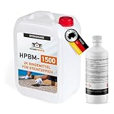 Home Profis® HPBM-1500 2K Epoxidharz Bindemittel für Steinteppich Innen & Außen (1,2kg) – Transparent, geruchsarm, ausreichend für 20kg Marmorkies