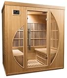 SudoreWell® Infrarotkabine Infrarot Sauna Rowen 175 x 120 x 190cm (Breite x Tiefe x Höhe)