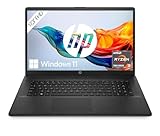HP Laptop mit 17,3' FHD Display, AMD Ryzen 3 7320U, 8 GB DDR5 RAM, 512 GB SSD, AMD Radeon-Grafik, Windows 11, QWERTZ, Schwarz inkl. 25 GB Dropbox-Speicher für 12 M
