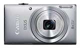 Canon IXUS 132 Digitalkamera (16 MP, 8-Fach Opt. Zoom, 6,9cm (2,7 Zoll) Display, bildstabilisiert) Silber