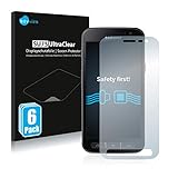 Savvies 6X Schutzfolie kompatibel mit Samsung Galaxy Xcover 4 / 4s Displayschutz-Folie Ultra-transparent
