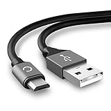 CELLONIC® USB Kabel (2m 2A) kompatibel mit XIDO X70 / X110 / X111 / Z90 / Z110 / Z120 (Micro USB auf USB A (Standard USB)) Datenkabel Ladekabel grau