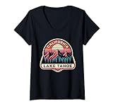 Damen Lake Tahoe T-Shirt mit V-Ausschnitt