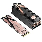 Sabrent M.2 NVMe SSD 8TB Gen 4 mit Kühlkörper, Internes Solid State 7100 MB/s Lesen, PCIe 4.0 intern Festplatte kompatibel mit Playtation 5, PS5 Konsole, PCs, NUCs Laptops und desktops (SB-RKT4P-8TB)