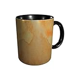 Tasse mit Hintergrundbild auf Leinwand mit Ölstrichen Pai, lustige Tasse für Kaffee, Tee, Keramik, Geschenkidee für Golfer
