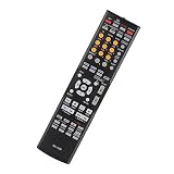 Mikikit TV Fernbedienung ferngesteuertes TV-Fernbedienung AV-Receiver-Fernbedienung Ersatzfernbedienung Fernbedienung zu Hause Infrarot-Fernbedienung drahtlose Fernbedienung Abs Black