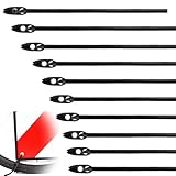 KHDULQ Gepäckspanner Spanngurte,10 Stück Gummispanner für Warntafel Italien Fahrradträger Nummernschild Fahrradträger Spanngurtaufroller 50cm Befestigungsgurt Zurrgurt Multifunktional Einstellb