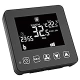 Flammhemmender digitaler Thermostat-Temperaturregler aus ABS-Material für zentrale Klimaanlage mit LCD-Bildschirm