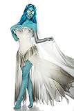 Halloween Kostüm `Corpse Bride` by MASK PARADISE Fasching Karneval A80004, Größe:44;Farbe:weiß