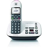 Motorola CD5011 - DECT Digitales Schnurlostelefon mit Anrufbeantworter, Anrufsperre und Lautstärkeanhebung - 1,8' Vollgrafik-Bildschirm