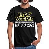 Spreadshirt Matura 2022 Möge Der Abschluss Mit Mir Sein Männer T-Shirt, 4XL, Schwarz