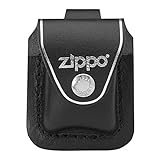 Zippo Ledertasche für Zippo Feuerzeuge Farbe schwarz mit Schlaufe
