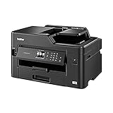 Brother MFC-J5335DW 4-in-1 Farbtintenstrahl-Multifunktionsgerät (Drucker, scanner, kopiereren, faxen, 35 Sieten/Min.) schwarz