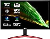 Acer KG241QS Gaming Monitor 23,6 Zoll (60 cm Bildschirm) Full HD, 165Hz OC, 144Hz, 1ms (G2G), 2xHDMI 2.0, DP 1.2, HDMI/DP FreeSync