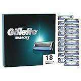 Gillette Mach3 Rasierklingen, 18 Ersatzklingen für Nassrasierer Herren mit 3-fach Klinge, 18 Stück (1er Pack)
