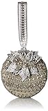 MARY FRANCES Handtasche mit Schneekugel und Perlen, Silber (silber), Einheitsgröße
