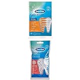 DenTek Zahnhygiene Bundle 1 - Jeweils eine Packung der Easy Brush ISO 1 für sehr enge Zahnzwischenräume und eine Packung der Complete Clean Zahnseidesticks - 1x 12 IDBs + 1x 40 Zahnseidesticks