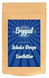 Erythrit Schokodrops Zartbitter 1300g | Schokoladen Drops ohne Zuckerzusatz und gesüßt mit Erythritol und Stevia | mit 64% Kakao-Anteil