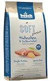 bosch HPC SOFT Junior Hühnchen & Süßkartoffel | halbfeuchtes Hundefutter für wachsende Hunde aller Rassen | Single Protein | grain-free | 1 x 2.5 kg