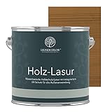 Lignocolor® Holzlasur (2,5L Eiche) Holzschutzlasur für Außen & Innen Wasserbasis – Andere Farbtöne verfügbar