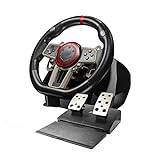 LOYE Rennlenkrad für PS4/PS3/PC Switch/Xbox One/Xbox 360 Game Steering Vibration Joystick Remote Controller Wheels Drive Computer-Lenkrad (Color : 2 Pedals)