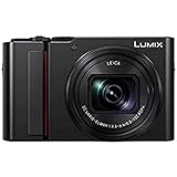 LUMIX Panasonic DC-TZ200DEGK Kompaktkamera 20 MP, 1 Zoll Sensor, 4K Photo und 4K Video, Schwarz