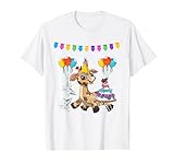 Afrika Safari Zoo Tier Kuchen Kinder Geburtstag Giraffe T-Shirt