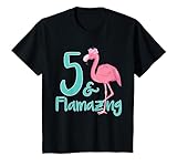 Kinder Flamingo-Geburtstagsparty-Thema, tolles Geschenk zum 5. Geburtstag. T-Shirt