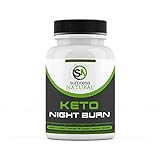 Surpresa Natural® - Keto Night Burn | 90 Keto Burn Kapseln | Kombination aus Magnesium, Vitamin B6, Grünteeextrakt, L-Carnitin & L-Tyrosin für 1 Monat Vorrat | laborgeprüft & vegan | Made in Germany