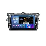 ACEMIC Car GPS Android 10 9 Inch Touch Screen Navigator Car Radio for Toyota Corolla 2006-2013 Plug and Play Backup Camera Automatic Bluetooth Mirror Link Steering Wheel Link USB (Color : K500S 4G+