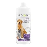 Medidog 1 Liter Rotes Premium Lachsöl für Hunde und Katzen, Lebensmitelqualität, reich an Omega-3 Fettsäuren EPA, DHA, ALA, Lachsöl Hunde kaltgepresst, Fischöl Hund, Barf Öl