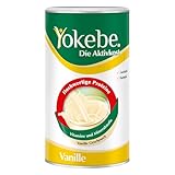 Yokebe - Die Aktivkost - Vanille - Mahlzeitersatz zur Gewichtsabnahme - glutenfrei, laktosefrei und vegetarisch - Diät-Drink mit Proteinen - 500 g = 12