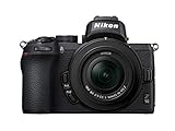 Nikon Z 50 KIT DX 16-50 mm 1:3.5-6.3 VR Kamera im DX-Format (20,9 MP, OLED-Sucher mit 2,36 Millionen Bildpunkten, 11 Bilder pro Sekunde, Hybrid-AF mit Fokus-Assistent, ISO 100-51.200, 4K UHD Video)