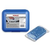 SONAX Clay (100 g) hochwertige und langlebige Knetmasse zur Entfernung von festhaftenden Verschmutzungen auf Lack, Glas und Chrom. Formstabil und klebt nicht an | Art-Nr. 04501050