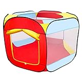 MAIKEHIGH Bällebad Spielzelt für Kinder, Faltbare Bällebad BabyZelt tragbare Sechseck Pop-Up für Kleinkinder Drinnen Draußen-Spielhaus Weihnachten Geschenk (Bälle Nicht Inbegriffen)