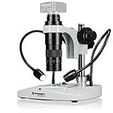 Bresser Mikroskop DST-0745 Zoom 0,7X–4,5X für Digitale Mikroskop- und Ultramakro-Aufnahmen mit C-Mount-Kameras bis 1/2' Sensor mit Auf- und Durchlicht, Weiss, 5808100