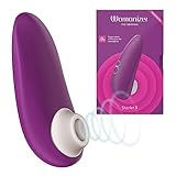 Womanizer Starlet 3 Klitoris - Sauger für Frauen - Auflege-Vibrator mit 6 Intensitätsstufen - Wasserdichtes Sexspielzeug - mit Loovara Gleitgel - V