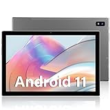 SGIN 10.1' Android 11 Tablet, 6 GB RAM 128 GB ROM 4G Mit FHD 1920 x 1200 IPS, 5 MP +8 MP Kamera, Bluetooth 5.0, GPS, Unterstützung TF Karte (Erweitert Auf 512GB), 7000 mAh, Grau
