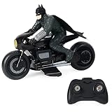 DC 6060490 Comics, ferngesteuertes Batcycle Figur beim Fahren, offizieller Batman-Film, Spielzeug für Jungen und Mädchen ab 4 Jahren, Mehrfarbig, 4.75 x 12 x 3.3