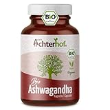 Ashwagandha Kapseln Bio 150 Stück | fein gemahlenes Ashwagandha Pulver in Kapselform | zertifizierte Bio-Qualität | bedeutende Rolle im indischen Ayurveda | vom Achterhof