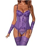 BMKKTOP Dessous rot desouses für Frauen sexy sexy unterwäsche für Frau sexy Dessous Damen für sexy Set Bauch Weg unterwäsche Frauen sexy Set Body D
