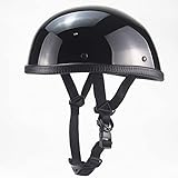 Tazyee Unisex Moto Helmets · Brain-Cap · Halbschale Jet-Helm DOT/ECE-zugelassener,Halbschale Motorradhelm Moped Scooter Retro Offenes Jet Helm Retro Halbhelm Herren Damen 54~64 cm