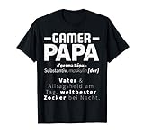 Herren Gaming Zocken Gamer Games Spielen Zocker Videospiel Gamepad T-Shirt