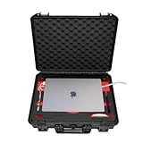 Wasserdichter Laptop Notebook Koffer/Tasche mit funktionellem Inlay für Apple MacBook Pro 16' (2021) und viel Zubehör | bruchfestes Militär Hardcase | IP67 Outdoor Case (MacBook Pro 16')