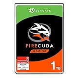 Seagate FireCuda Gaming, hybride interne Festplatte 1 TB SSHD, 2.5 Zoll, SATA 6 Gb/s, silber, FFP, Modellnr.: ST1000LXZ15