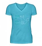 Show me Your Pussy (Cat) | Zeig Mir Deine Muschi-Katze Katzen-Liebhaber Geschenke - V-Neck D