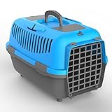 Nomade 2 Hundebox - Transportbox für kleine Hunde und Katzen - 55 x 36 x 35 cm - Kann bis zu 8 kg tragen. Robustes Polypropylen. Türen aus Kunststoff