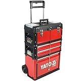 Yato YT-09101 Werkzeugkasten, Schwarz, Rot